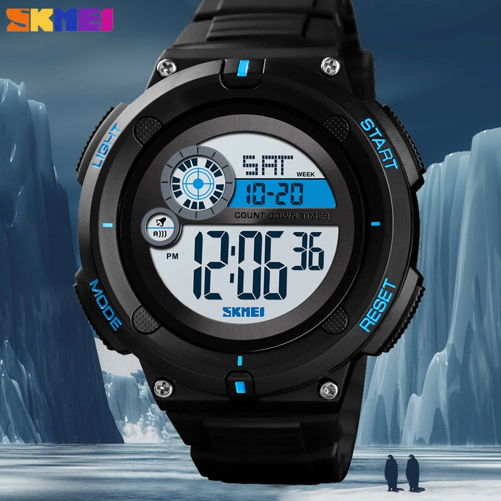 SKMEI Outdoor Chronograph Sport Men's Watch Digital Waterproof Military Men Watches 2 Time Alarm Wristwatches Relogio Masculino
SKMEI Outdoor Chronograph Sport Men's Watch Digital Waterproof Military Men Watches 2 Time Alarm Wristwatches Relogio Masculino