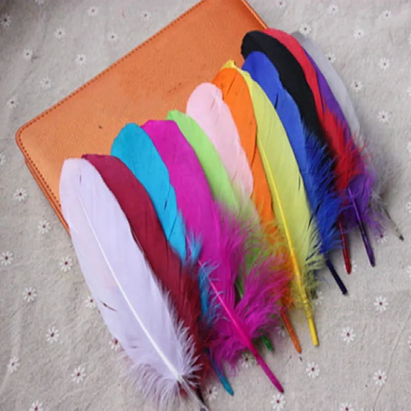 10 pcs /lot colours Per Set Goose Feathers 15-20cm 6-8 Inch Soft feather Accessory plume Home Celebrity Decoration
10 pcs /lot colours Per Set Goose Feathers 15-20cm 6-8 Inch Soft feather Accessory plume Home Celebrity Decoration