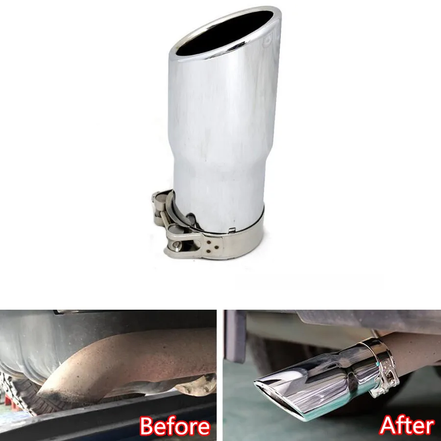 SHINEKA Stainless Steel Car Exterior Rear Exhaust Tail Pipe Decoration Cover Muffler For Jeep Wrangler JK 2011-2017 Car Styling
SHINEKA Stainless Steel Car Exterior Rear Exhaust Tail Pipe Decoration Cover Muffler For Jeep Wrangler JK 2011-2017 Car Styling