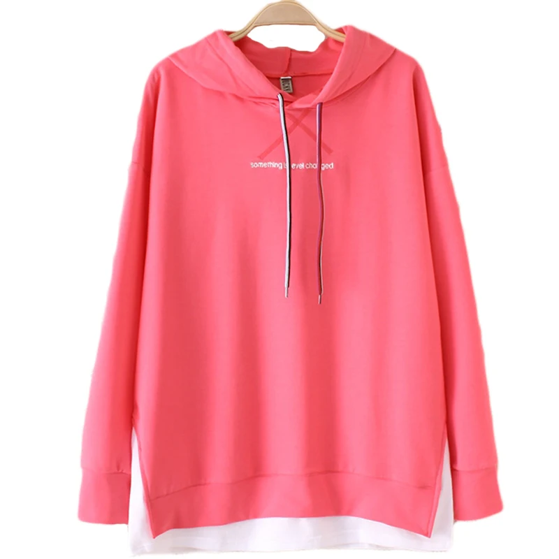 Jvzkass 2019 new plus size women's new autumn loose loose thin hooded long section fake two women's Hoodie Z151
Jvzkass 2019 new plus size women's new autumn loose loose thin hooded long section fake two women's Hoodie Z151