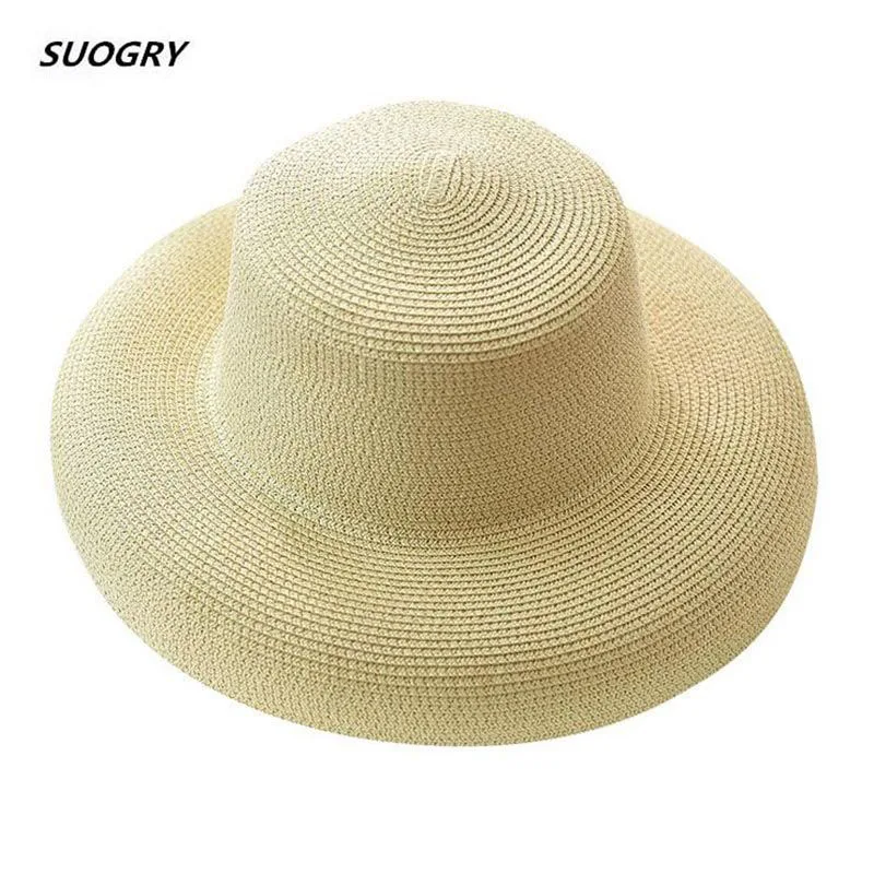 2019 New Summer Sun Hats Ladies Solid Plain Elegant Wide Brim Hat Female Round Top Panama Floppy Straw Beach Hat Women
2019 New Summer Sun Hats Ladies Solid Plain Elegant Wide Brim Hat Female Round Top Panama Floppy Straw Beach Hat Women