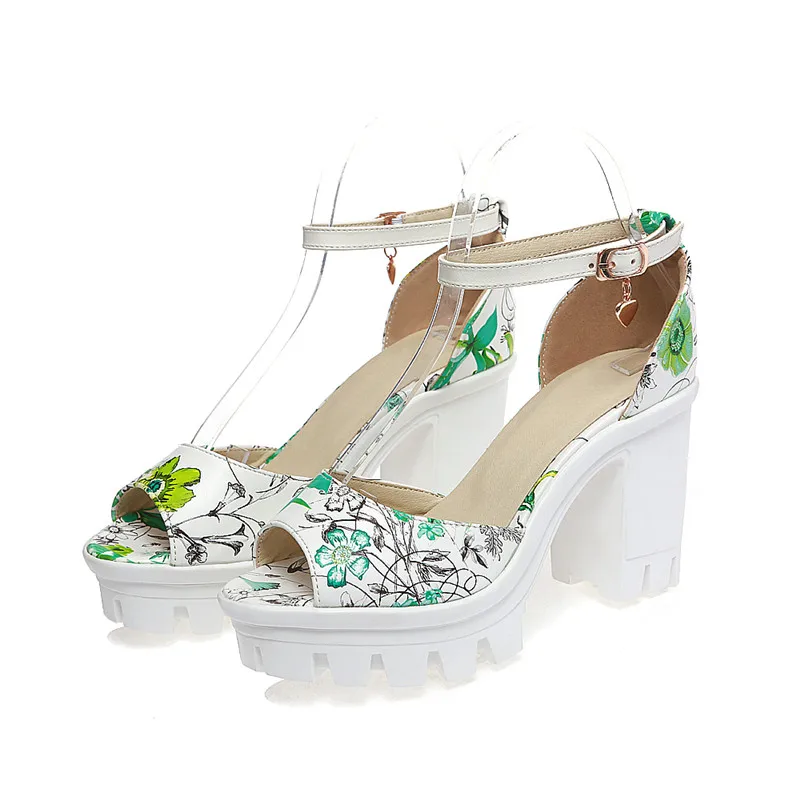 ENMAYLA New Fashion High Heels Platform Sandals Women Print Flowers Peep Toe Square Heels Summer Shoes Woman Strappy Sandals
ENMAYLA New Fashion High Heels Platform Sandals Women Print Flowers Peep Toe Square Heels Summer Shoes Woman Strappy Sandals