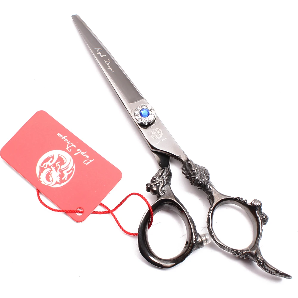 9004# 5.5" 440C Black Purple Dragon Haircut Shears Barber Scissors Straight Shears Thinning Scissors Professional Hair Scissors
9004# 5.5" 440C Black Purple Dragon Haircut Shears Barber Scissors Straight Shears Thinning Scissors Professional Hair Scissors