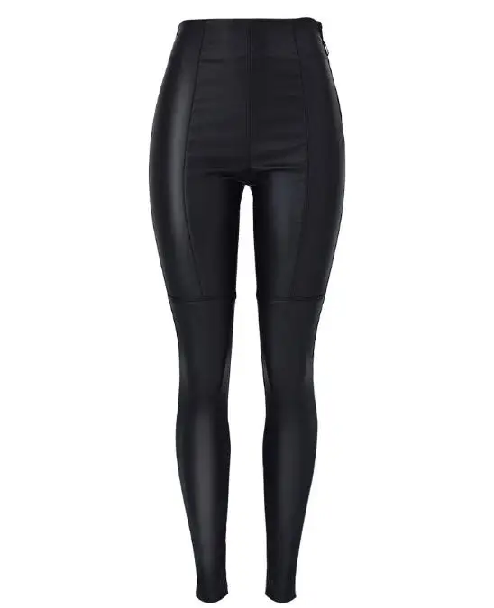 Women High Waist Pants Slim Skinny Elastic Faux Leather Pants Side Zipper Denim Pants Pu Leather Pencil Pants Trouser Women D120
Women High Waist Pants Slim Skinny Elastic Faux Leather Pants Side Zipper Denim Pants Pu Leather Pencil Pants Trouser Women D120