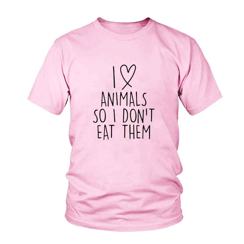 I Love Animals So I don't Eat Them Vegetarian Vegan FUNNY Humour PRINTED Women T-shirt MENS T SHIRT Gift Femme TShirt Tee Unisex
I Love Animals So I don't Eat Them Vegetarian Vegan FUNNY Humour PRINTED Women T-shirt MENS T SHIRT Gift Femme TShirt Tee Unisex