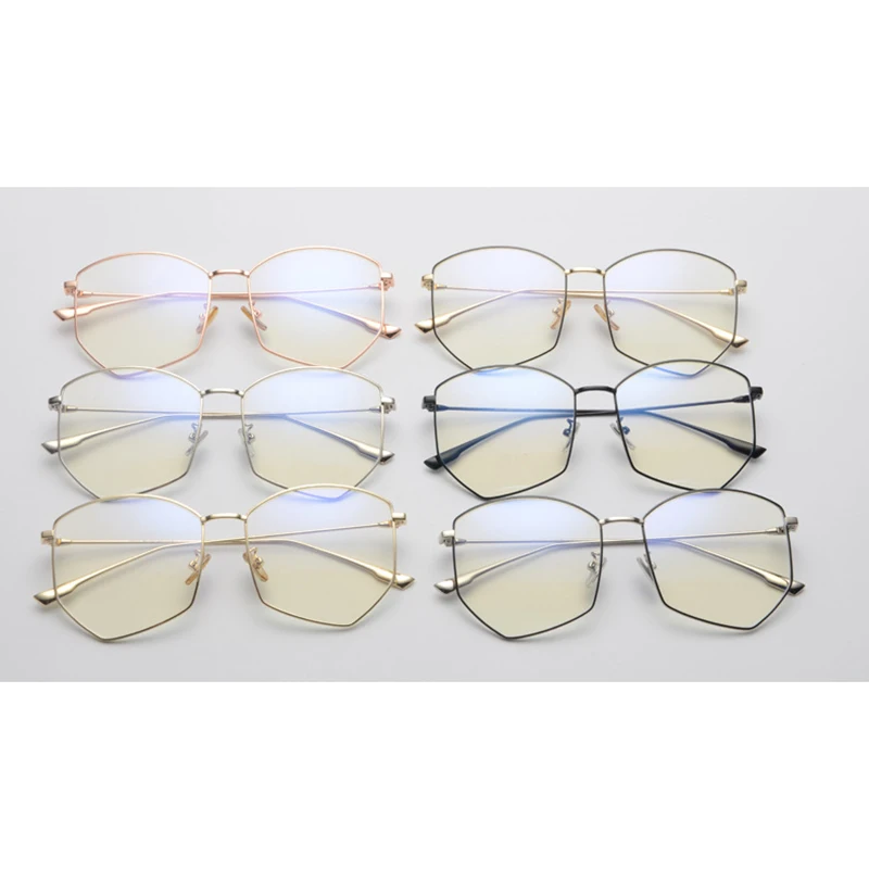 MOLNIYA Oversized Eyeglasses Frame Women Metal 2019 Polygon Men Optical Glasses Computer Protection Blue Light Blocking Glasses 
MOLNIYA Oversized Eyeglasses Frame Women Metal 2019 Polygon Men Optical Glasses Computer Protection Blue Light Blocking Glasses