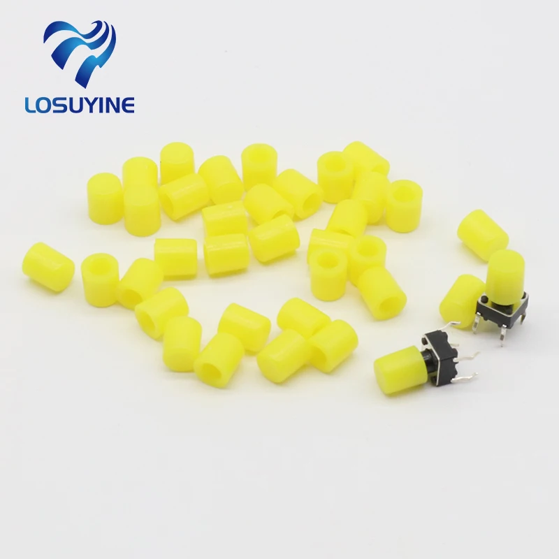 100pcs/lot Yellow Plastic Cap Hat G62 for 6*6mm Tactile Push Button Switch Lid Cover Free Shipping
100pcs/lot Yellow Plastic Cap Hat G62 for 6*6mm Tactile Push Button Switch Lid Cover Free Shipping