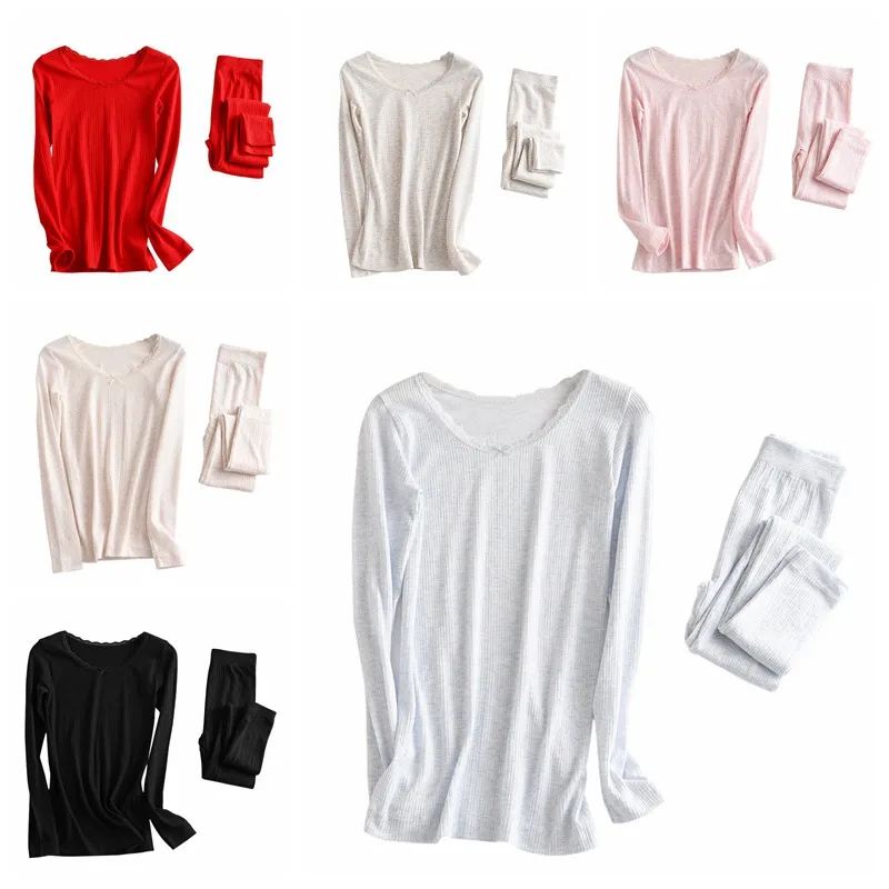Fashion Seamless Breathable Warm Long Johns Ladies Slim Underwear Sets Women Winter Thermal Underwears
Fashion Seamless Breathable Warm Long Johns Ladies Slim Underwear Sets Women Winter Thermal Underwears