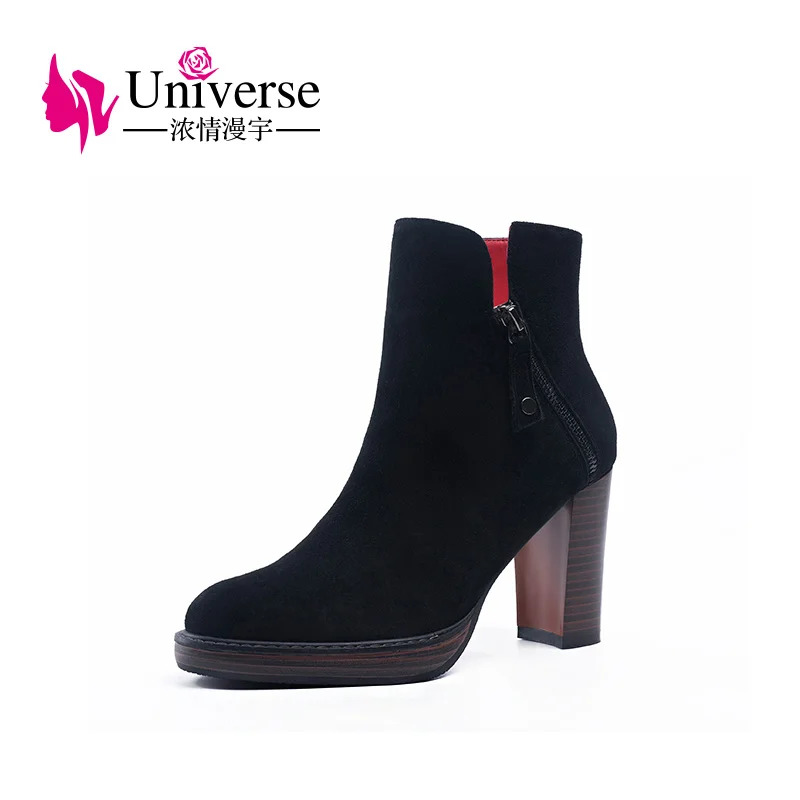 Comfortable Heel Kid Suede Plus Size 34-41 Ankle Boots Zip Universe Handmade Women Winter Boots Black Warm Shoe H189
Comfortable Heel Kid Suede Plus Size 34-41 Ankle Boots Zip Universe Handmade Women Winter Boots Black Warm Shoe H189