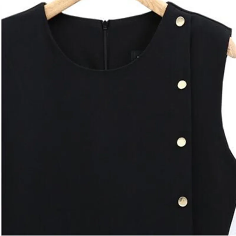 New Summer Style Women Dresses Plus Size Fashion O-Neck Solid Single Button Slim Sleeveless Trumpet Dress For Women One-Piece
New Summer Style Women Dresses Plus Size Fashion O-Neck Solid Single Button Slim Sleeveless Trumpet Dress For Women One-Piece