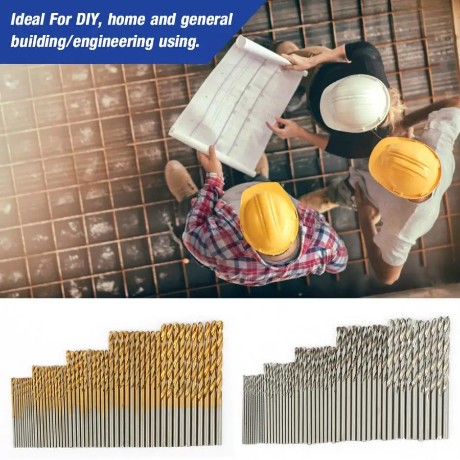 100pcs Titanium Coated & White Drill Bit Set High Speed Steel Twist Drill Bits Diamond Drill extrator de parafuso
100pcs Titanium Coated & White Drill Bit Set High Speed Steel Twist Drill Bits Diamond Drill extrator de parafuso
