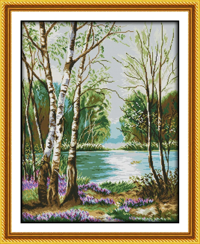 Beautiful view of lake cross stitch kit 14ct 11ct count printed canvas stitching embroidery DIY handmade needlework
Beautiful view of lake cross stitch kit 14ct 11ct count printed canvas stitching embroidery DIY handmade needlework