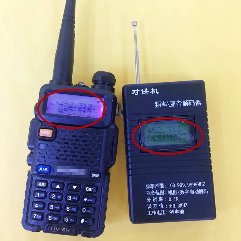 Простой портативный переносной счетчик частоты 100-999,9999 МГц CTCSS/DCS для walkie talkie
Простой портативный переносной счетчик частоты 100-999,9999 МГц CTCSS/DCS для walkie talkie