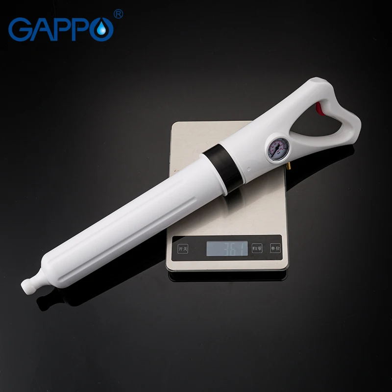 GAPPO High Pressure Air Drain Blaster Gun Drain Clog Dredge Tool Powerful Toilet Plunger Auger Cleaner for Bathroom Kitchen Sink
GAPPO High Pressure Air Drain Blaster Gun Drain Clog Dredge Tool Powerful Toilet Plunger Auger Cleaner for Bathroom Kitchen Sink