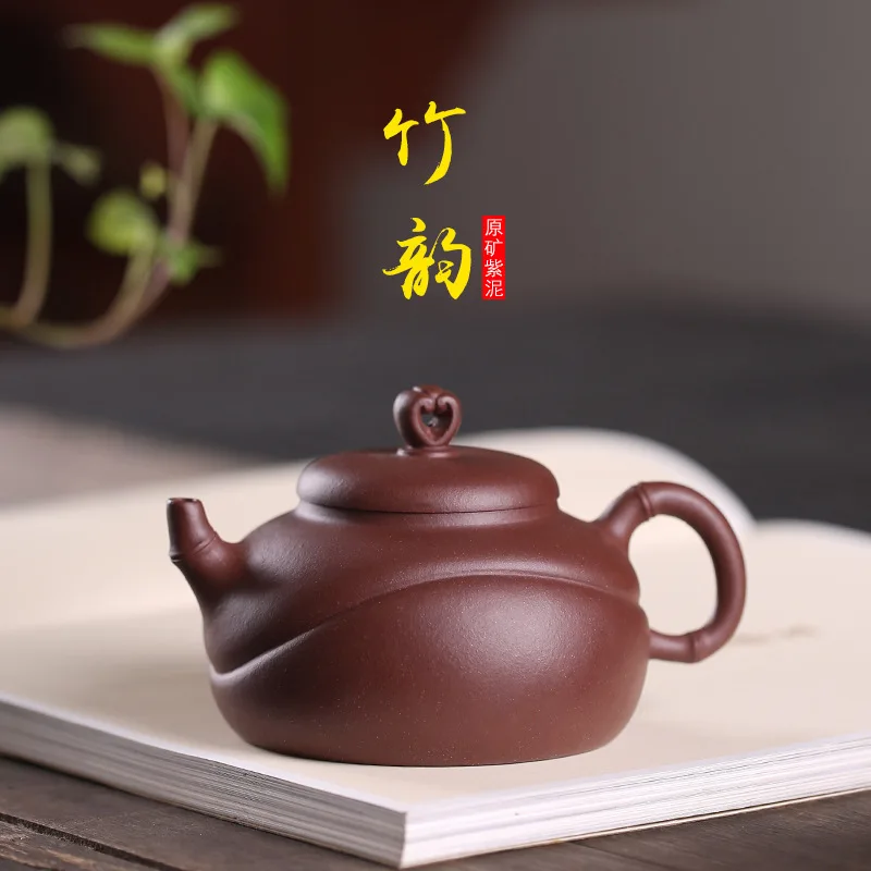 Yixing Suyefei Purple Sand Pot Raw Mine Purple Clay Rhyme Bamboo Pot Handmade Works can be Collection and Delivery
Yixing Suyefei Purple Sand Pot Raw Mine Purple Clay Rhyme Bamboo Pot Handmade Works can be Collection and Delivery
