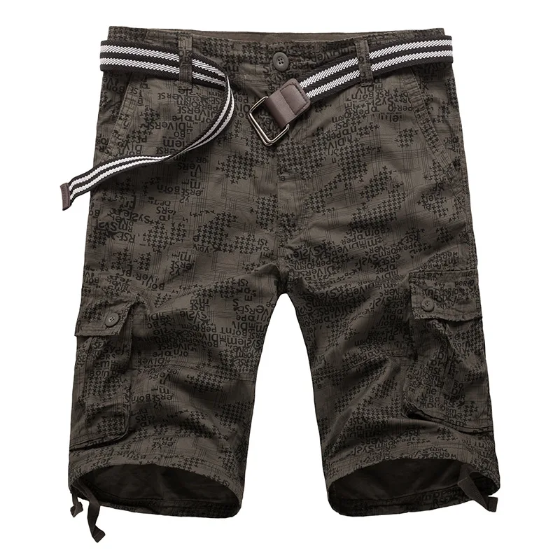 Coolmifashion Лето Militar тактические грузовые шорты Мужчины Тефлон камуфляж военный