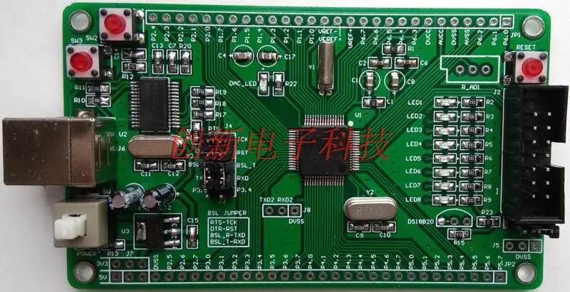 For MSP430F2418 minimum system board F2418 development board USB USB programming interface
For MSP430F2418 minimum system board F2418 development board USB USB programming interface