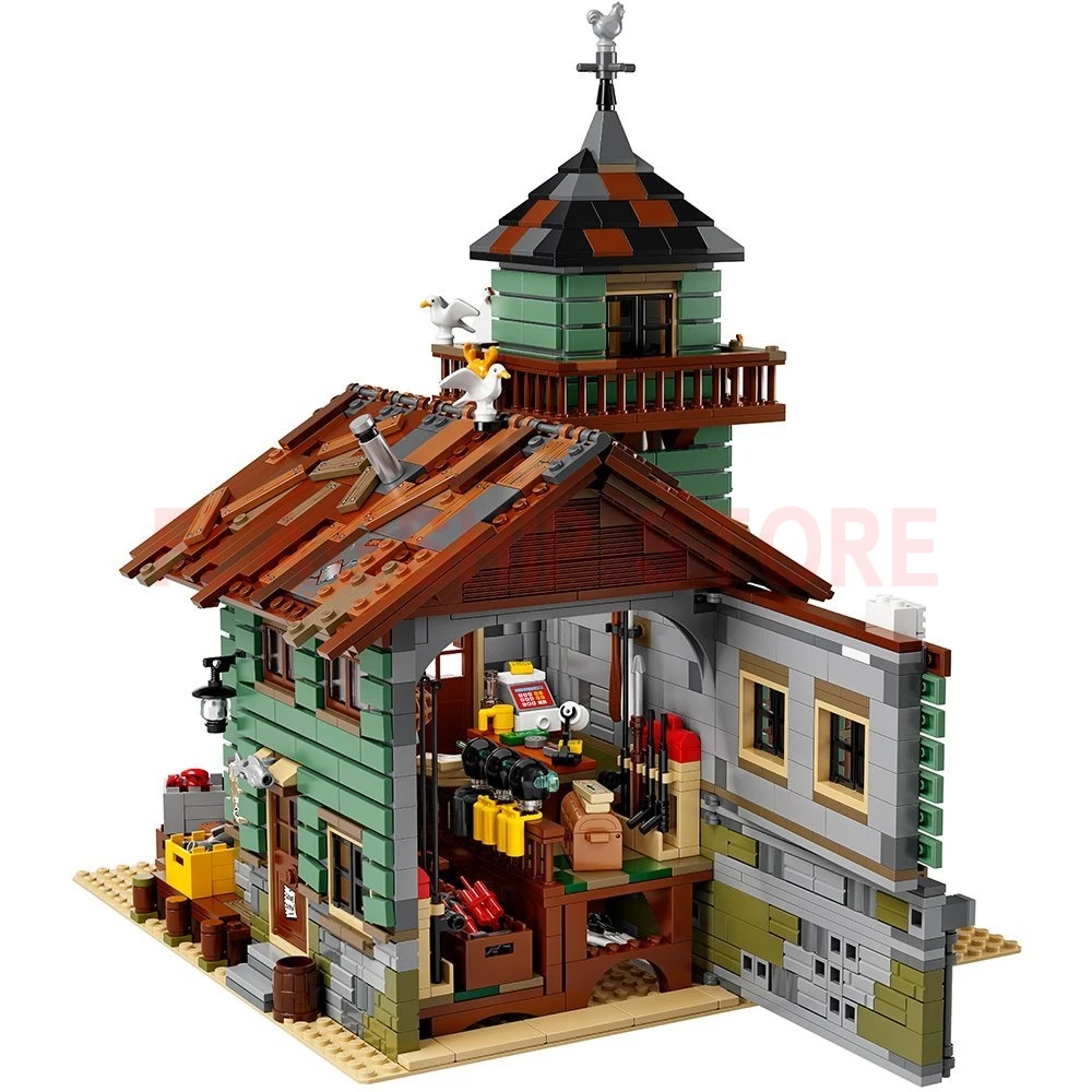 DIY светодиодный светильник LP 16050 MOC наборы старый отделочный набор магазина