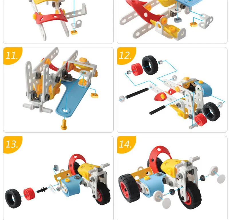 DIY 3 In 1 Electric Self-Concept Car Aircraft Model Building Blocks Puzzle Kids Toys Assembling Kit
DIY 3 In 1 Electric Self-Concept Car Aircraft Model Building Blocks Puzzle Kids Toys Assembling Kit