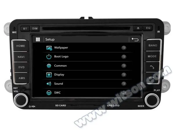 Специальный автомобильный DVD 7 дюймов для Volkswagen GOLF 2003-2011 и PASSAT CC 2008-2011 SCIROCCO CADDY 2004-2012