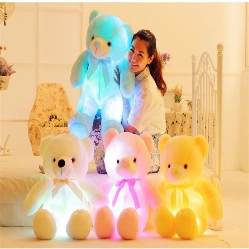 Induced luminescent bear plush toy light-emitting dolls Cute teddy bear for girls, Best gifts for Valentine and birthday
Induced luminescent bear plush toy light-emitting dolls Cute teddy bear for girls, Best gifts for Valentine and birthday