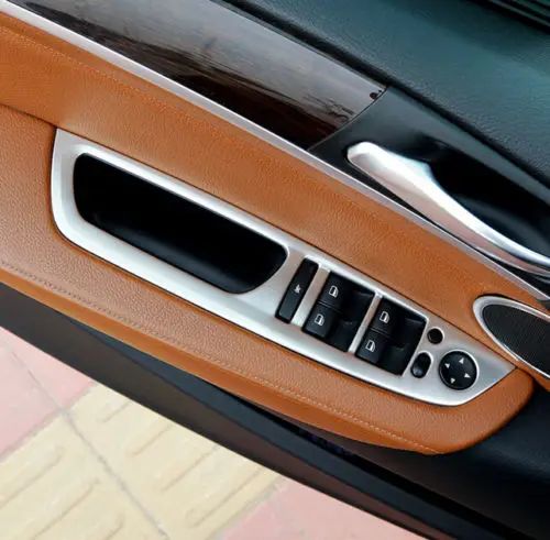 Steel Chromium Styling Interior Door Handle Holder Window Lift Switch Cover Trim 4pcs For BMW X6 E71 2011 2012 2013 2014
Steel Chromium Styling Interior Door Handle Holder Window Lift Switch Cover Trim 4pcs For BMW X6 E71 2011 2012 2013 2014