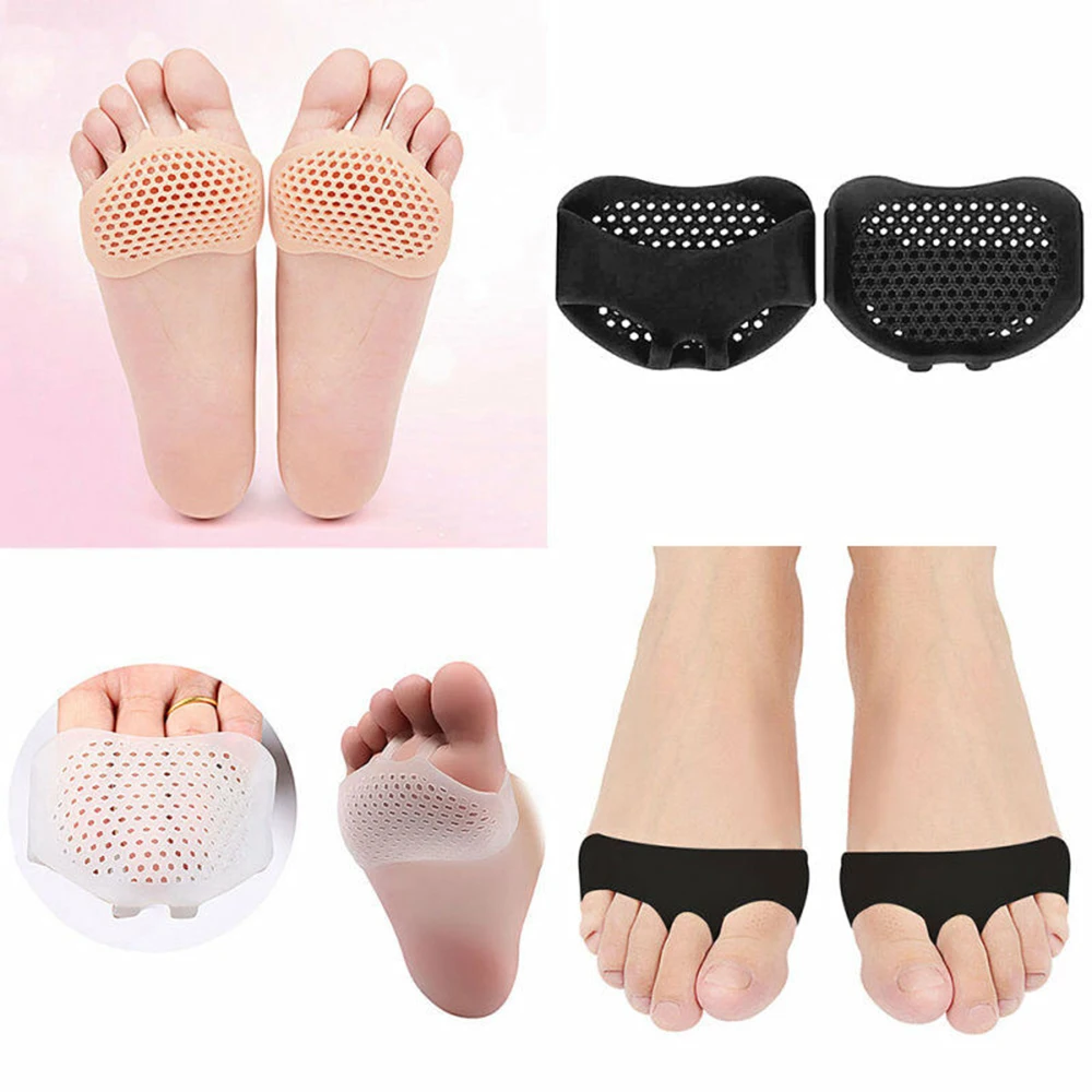 New 1 Pair Soft Silicone Gel Toe Forefoot Pad Useful For Women Wearing High Heels Metatarsal Foot Shoe Cushions for Pain Relief
New 1 Pair Soft Silicone Gel Toe Forefoot Pad Useful For Women Wearing High Heels Metatarsal Foot Shoe Cushions for Pain Relief