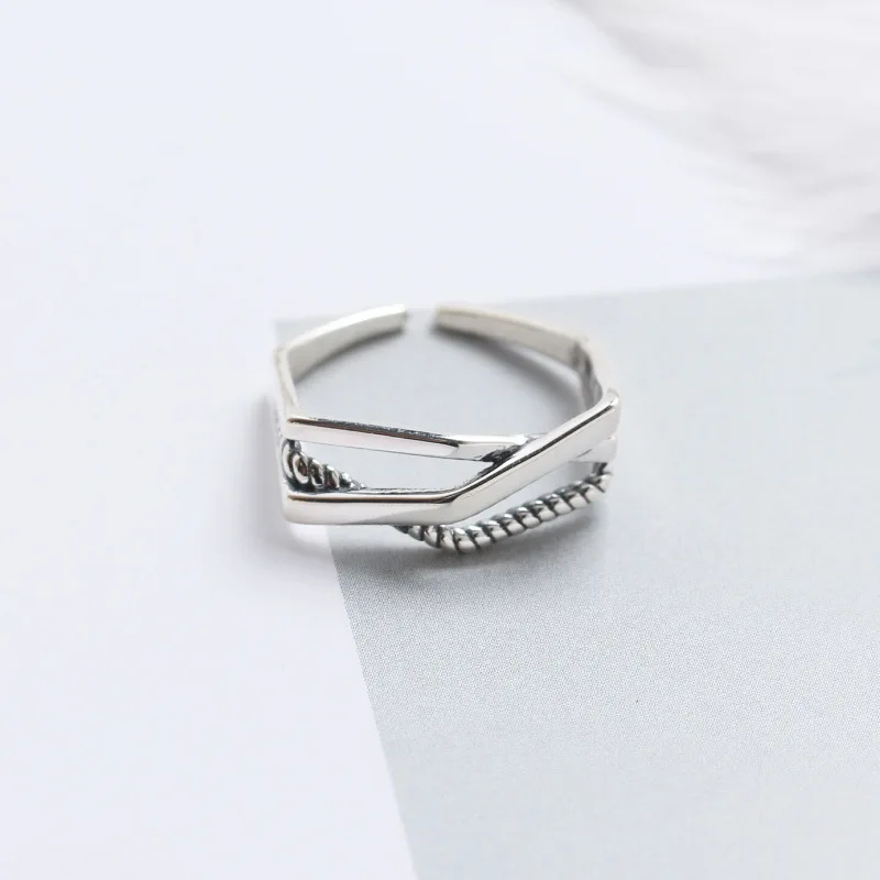 WYJZY Unique design geometric shape ladies silver ring fashion ladies sports wear style jewelry couple gift jewelry open ring
WYJZY Unique design geometric shape ladies silver ring fashion ladies sports wear style jewelry couple gift jewelry open ring