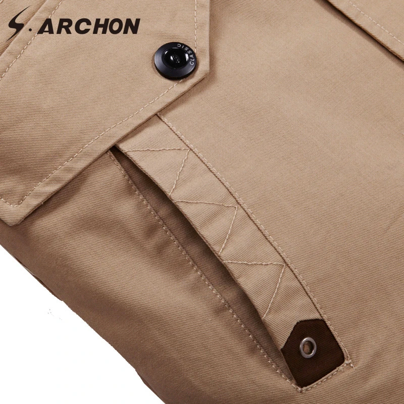S.ARCHON Autumn Winter Windbreaker Warm Military Jacket Men Casual Fashion Army Tactical Jacket Coat Plus Size Cotton Jacket 4XL
S.ARCHON Autumn Winter Windbreaker Warm Military Jacket Men Casual Fashion Army Tactical Jacket Coat Plus Size Cotton Jacket 4XL
