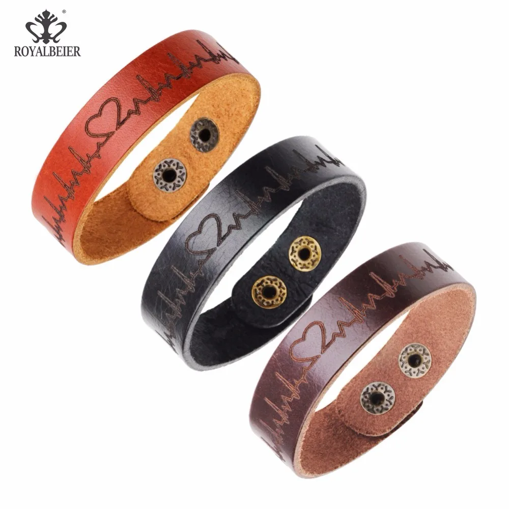 1PC Genuine Leather Bracelet Punk Rock Bracelet&Bangle Simple Cow Leather Bracelets Ankle Bracelet Fashion Jewelry For Women Men
1PC Genuine Leather Bracelet Punk Rock Bracelet&Bangle Simple Cow Leather Bracelets Ankle Bracelet Fashion Jewelry For Women Men