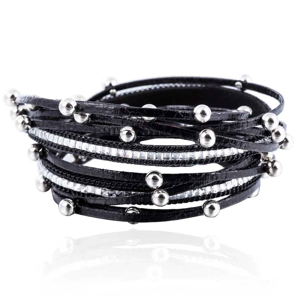 WNGMNGL Vintage Multiple Layers Leather Bracelets & Bangle For Women 2018 New Fashion Charms Bracelet Femme Statement Jewelry
WNGMNGL Vintage Multiple Layers Leather Bracelets & Bangle For Women 2018 New Fashion Charms Bracelet Femme Statement Jewelry