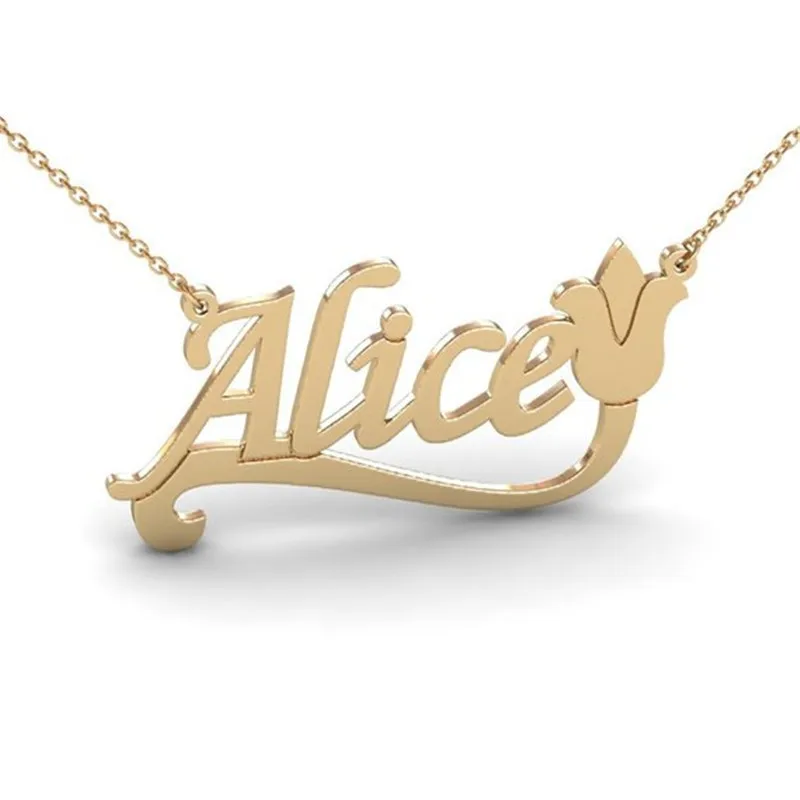 1Pcs Custom Font Name Plate Necklace With Flower Personaliseed Handmade Girls Boys Name Charm Jewelry Baby Shower Christmas Gift
1Pcs Custom Font Name Plate Necklace With Flower Personaliseed Handmade Girls Boys Name Charm Jewelry Baby Shower Christmas Gift
