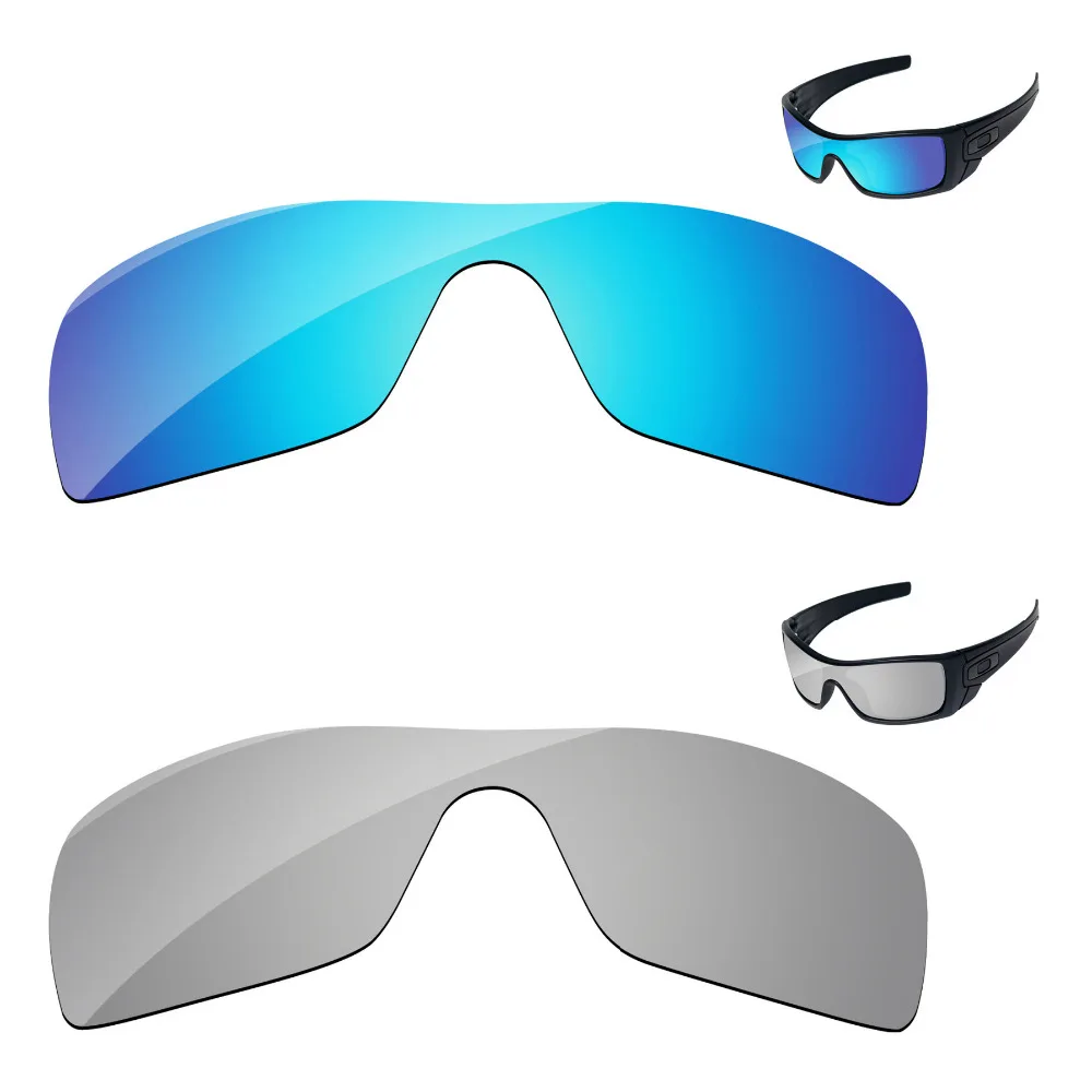 Chrome Silver & Ice Blue 2 шт. зеркало поляризованные Сменные линзы для солнцезащитных очков мыслей кадра 100% UVA и UVB Защита
Chrome Silver & Ice Blue 2 шт. зеркало поляризованные Сменные линзы для солнцезащитных очков мыслей кадра 100% UVA и UVB Защита