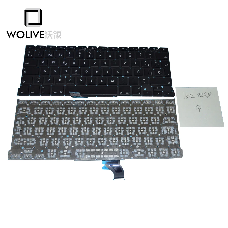 Wolive Genuine Brand new Keyboard language version SP Spain For Macbook Pro Retina 13" A1502 Replacement ME864 ME865 ME866
Wolive Genuine Brand new Keyboard language version SP Spain For Macbook Pro Retina 13" A1502 Replacement ME864 ME865 ME866