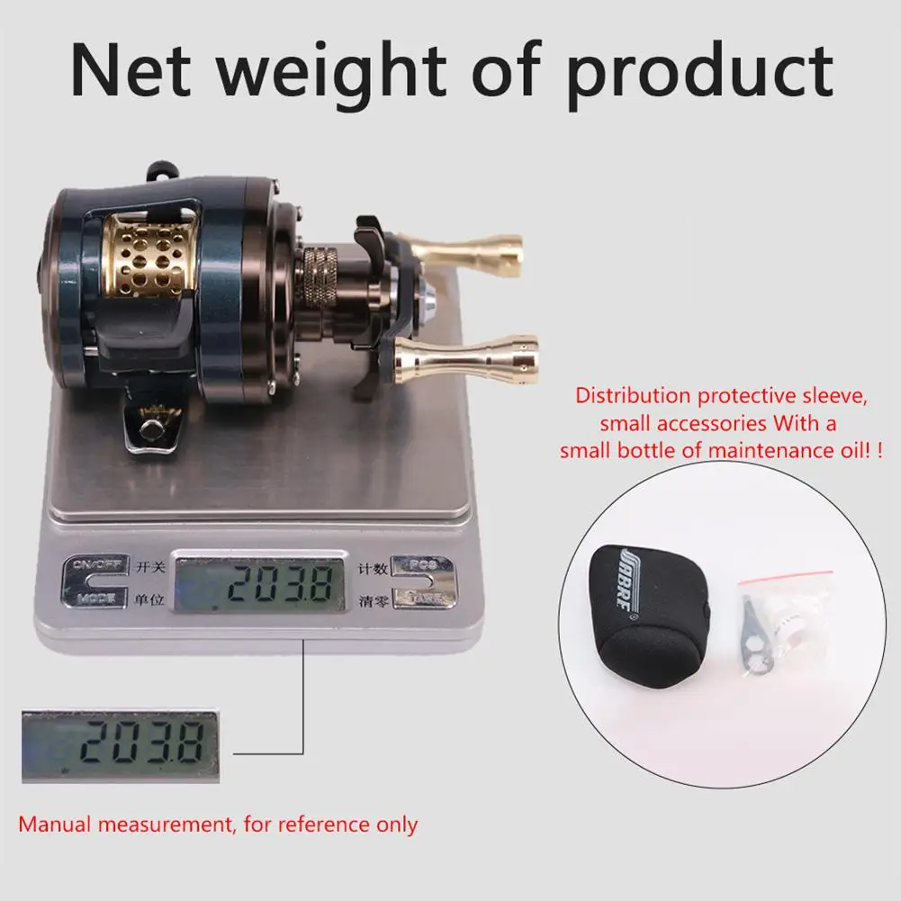 Fishing Reel 11+1 Bearings Round Profile Baitcast Reel Light Lure Casting Reel For Stream Trout Fishing Left/Right Hand Optional
Fishing Reel 11+1 Bearings Round Profile Baitcast Reel Light Lure Casting Reel For Stream Trout Fishing Left/Right Hand Optional