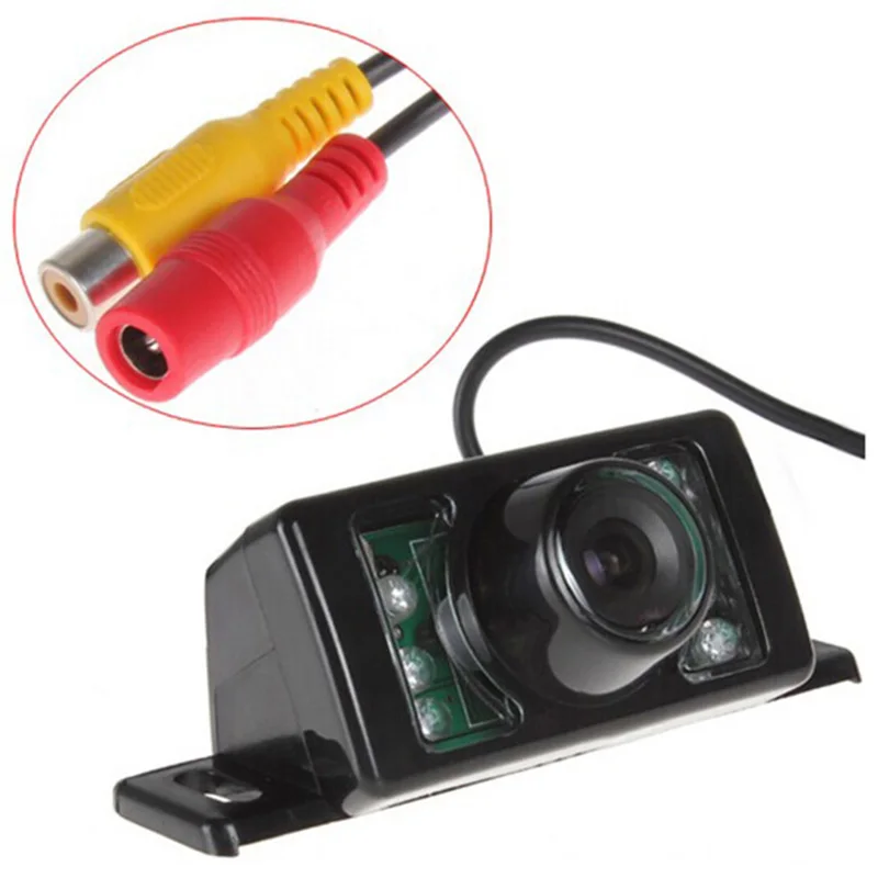 Auto Accessory Waterproof 7 IR Night Vision Car Rearview Camera Short License Plate Reverse Back Rear View for Cars | Автомобили и