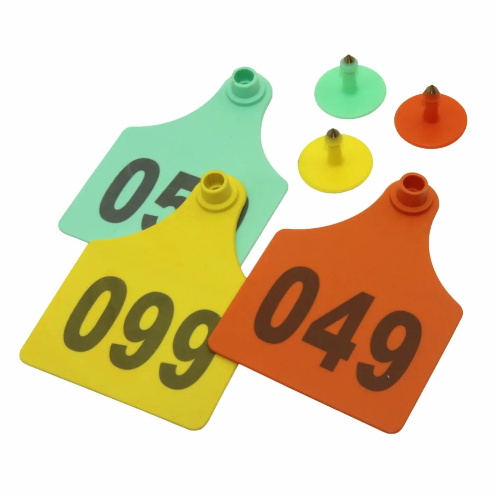 20 PCS Cattle Horse Ear tag 75x98 mm Digital identification label Animal carry supplies
20 PCS Cattle Horse Ear tag 75x98 mm Digital identification label Animal carry supplies