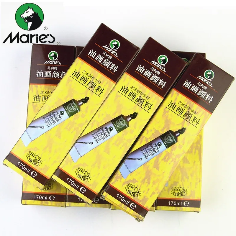 Mare's Professional Fine Oil Paints Canvas For Artist 170ML Each Tube High Quality Oil Painting Pigments Art supplies All Colors
Mare's Professional Fine Oil Paints Canvas For Artist 170ML Each Tube High Quality Oil Painting Pigments Art supplies All Colors