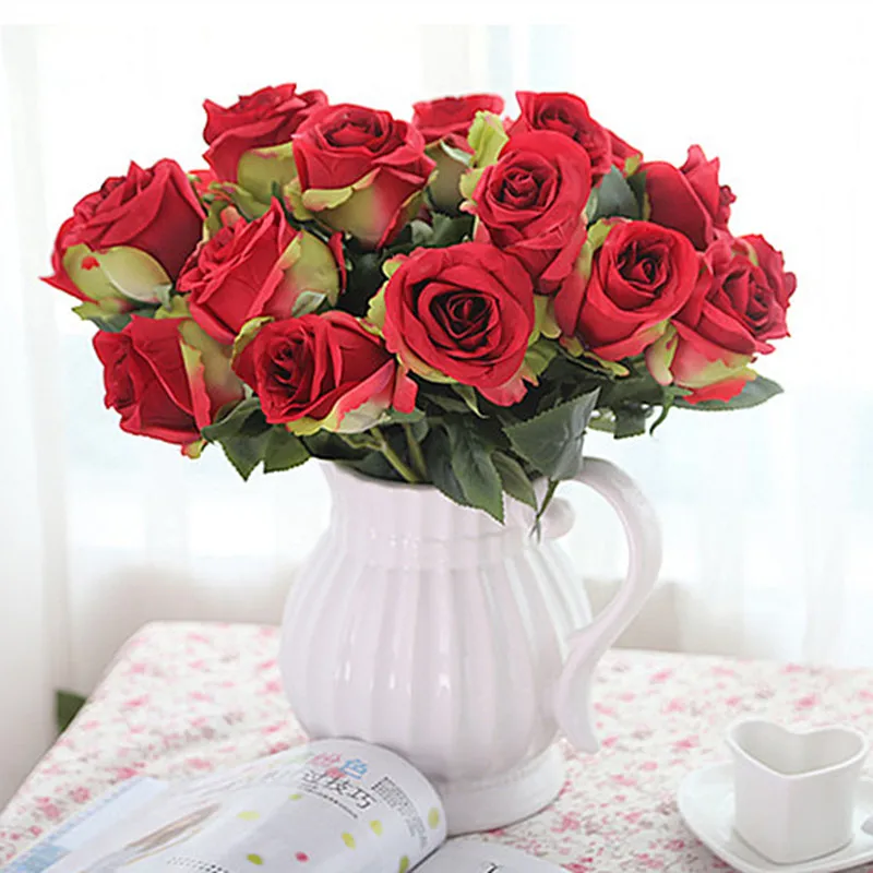 Floace 7pcs/lot Artificial Flowers For Wedding Decoration Birthday Party Crafts Bridal Bouquet Floral Buds Decorative Flowers
Floace 7pcs/lot Artificial Flowers For Wedding Decoration Birthday Party Crafts Bridal Bouquet Floral Buds Decorative Flowers