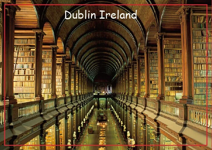 Gallery of the Old Library at Trinity College in Dublin Travel Refrigerator Magnets 20575 Rectangle 78*54mm
Gallery of the Old Library at Trinity College in Dublin Travel Refrigerator Magnets 20575 Rectangle 78*54mm
