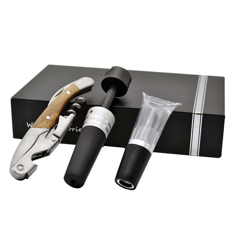 3 pcs/set Wine Bottle Opener Stainless Steel Pourer Wine Bottle Plug Hippocampus Knife Red Wine Opener Corkscrew can-opener set
3 pcs/set Wine Bottle Opener Stainless Steel Pourer Wine Bottle Plug Hippocampus Knife Red Wine Opener Corkscrew can-opener set