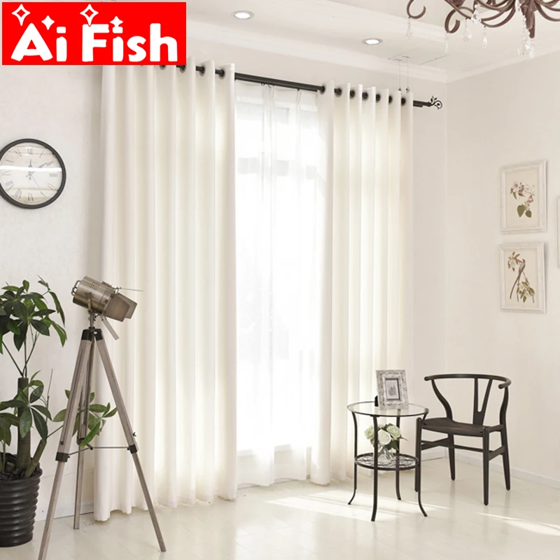 Modern White Thick Blackout Curtains For Living Room Simple Cotton Linen Tulle Curtain Fabrics Window Blind Bedroom Drapes #40
Modern White Thick Blackout Curtains For Living Room Simple Cotton Linen Tulle Curtain Fabrics Window Blind Bedroom Drapes #40