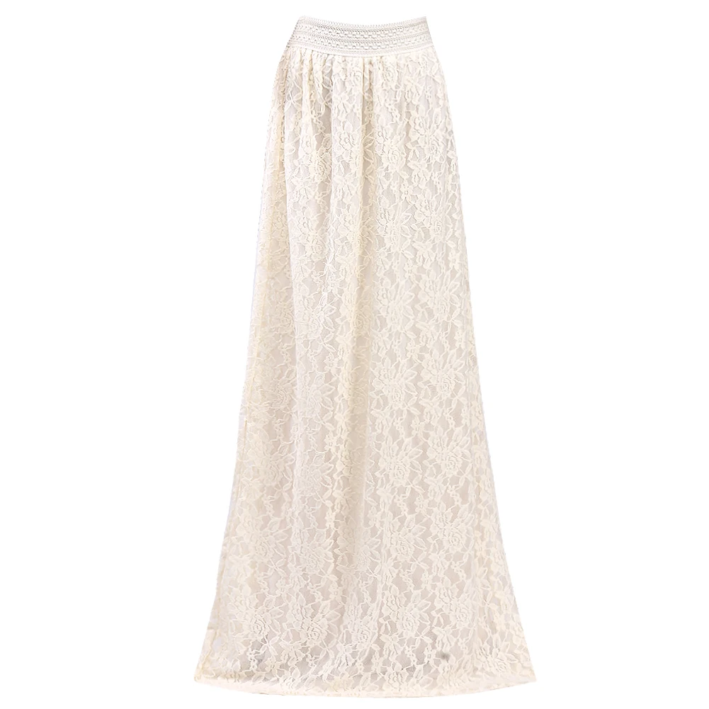 NEW Women Double Layer Lace Pleated Retro Long Elastic Waist Skirt Women's ball gown skirt
NEW Women Double Layer Lace Pleated Retro Long Elastic Waist Skirt Women's ball gown skirt
