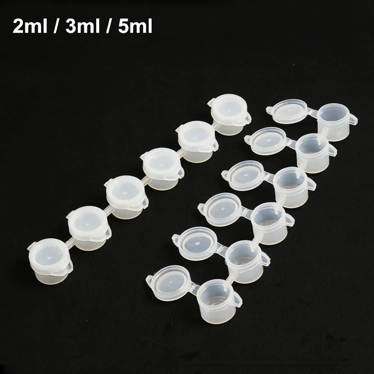 100 X 2ml/3ml/5ml Plastic 6/8 Siamese Children's Acrylic Painting Pigment Box Refillable Painting Art Supplies Empty Container
100 X 2ml/3ml/5ml Plastic 6/8 Siamese Children's Acrylic Painting Pigment Box Refillable Painting Art Supplies Empty Container