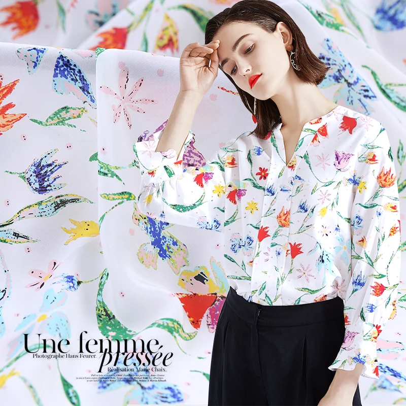 14mm digital printing silk double crepe fabric new spring taste fabric summer printing silk skirt dress fabric
14mm digital printing silk double crepe fabric new spring taste fabric summer printing silk skirt dress fabric