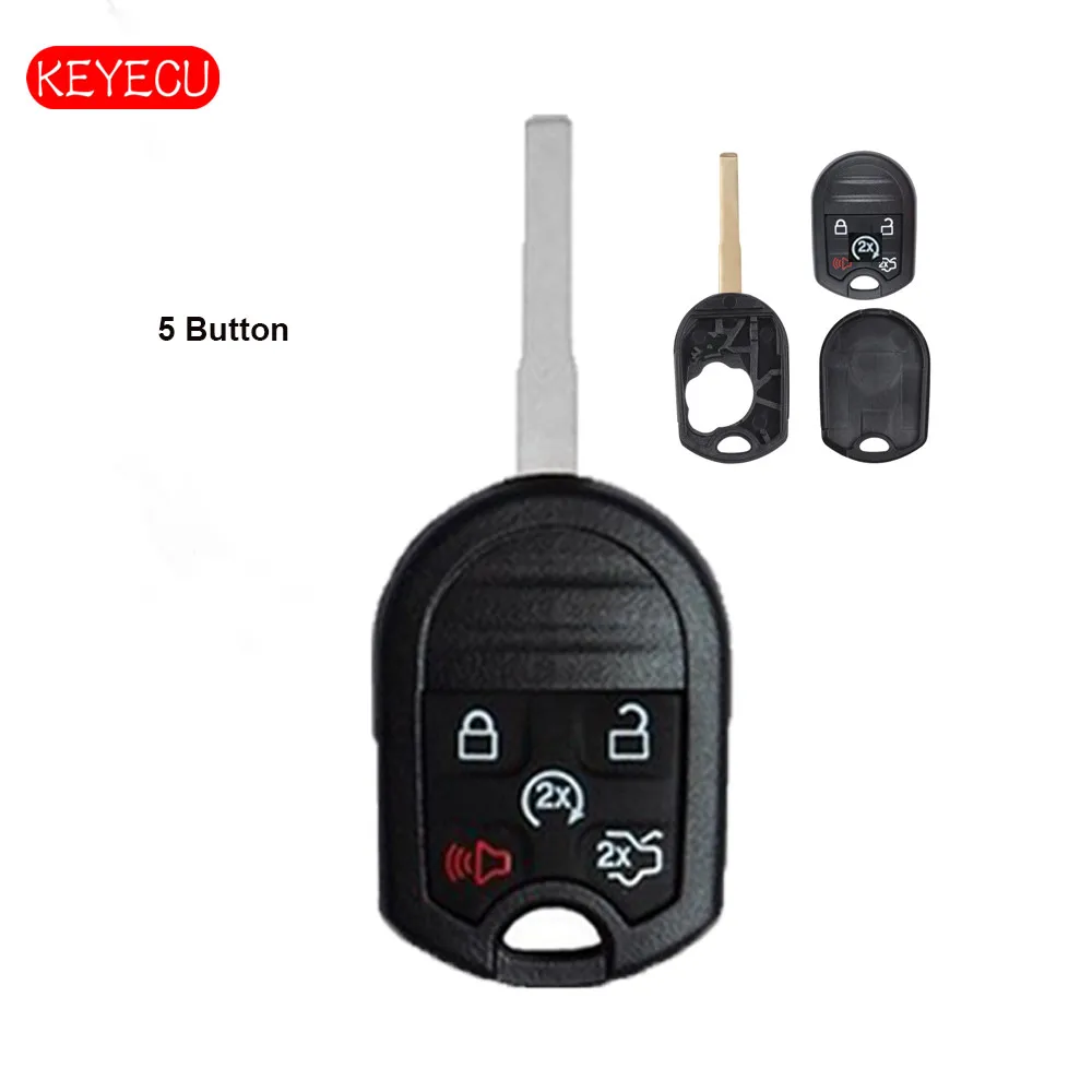 Запасной чехол Keyecu для дистанционного ключа с 5 кнопками для Ford Fiesta FCC: OUC6000022 HU101
Запасной чехол Keyecu для дистанционного ключа с 5 кнопками для Ford Fiesta FCC: OUC6000022 HU101