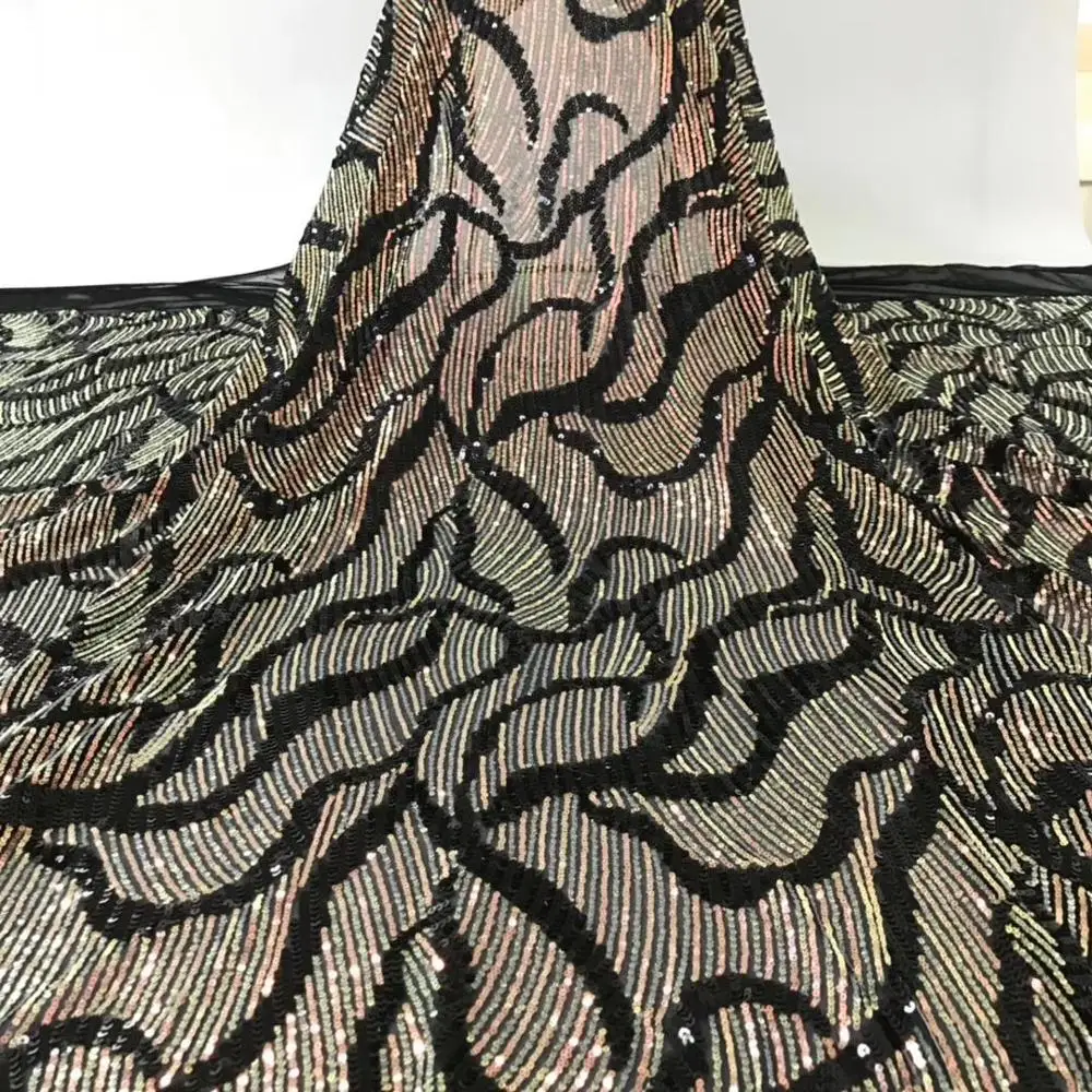 African Lace Fabric High Quality Lace Material Embroidery Nigerian Lace Fabric With Sequins French Lace Fabric
African Lace Fabric High Quality Lace Material Embroidery Nigerian Lace Fabric With Sequins French Lace Fabric