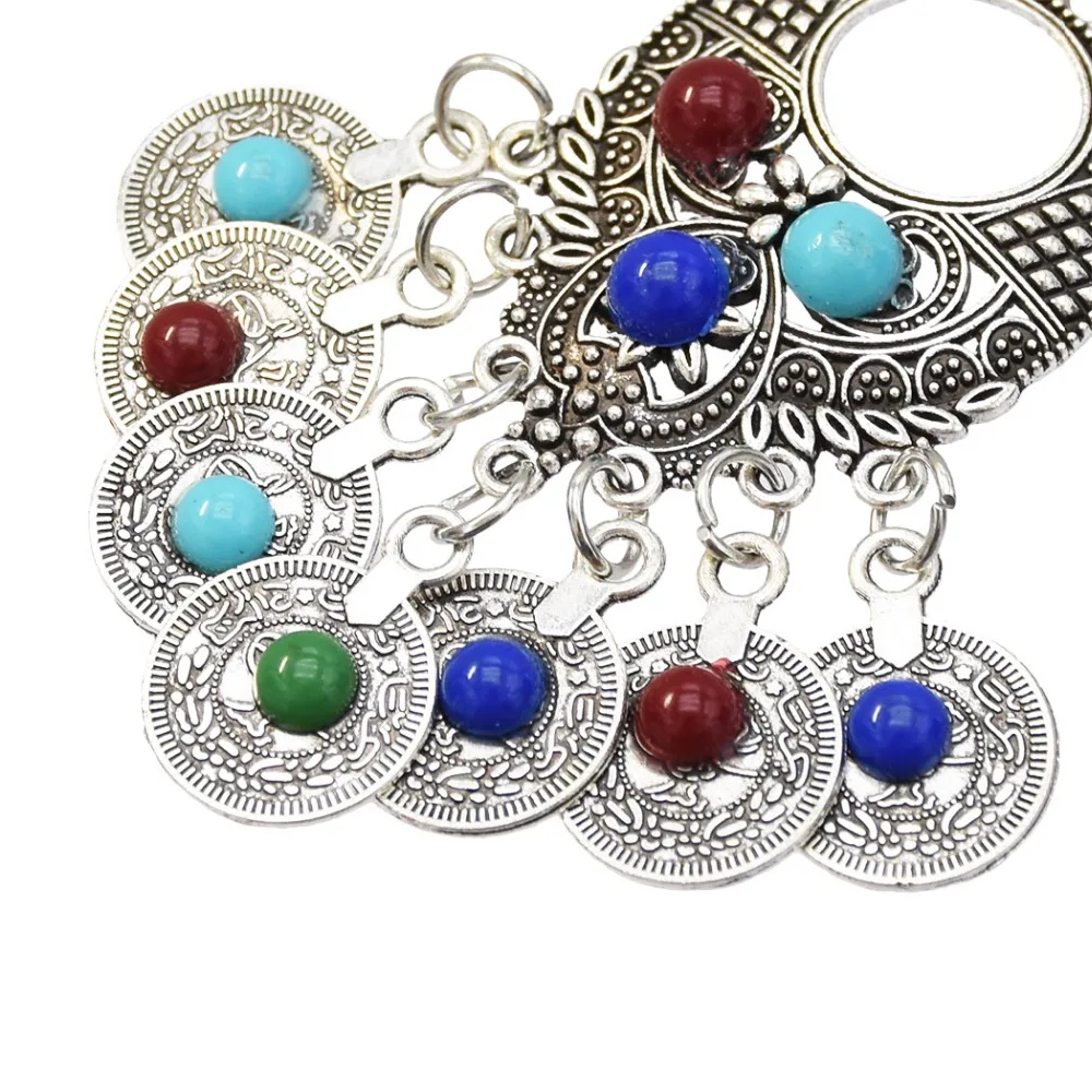 Retro Gypsy Bohemian Coin Pendant Earrings Indian Fashion Acrylic Zinc Alloy Tassel Hollow Flower Drop Earring For Women Eardrop
Retro Gypsy Bohemian Coin Pendant Earrings Indian Fashion Acrylic Zinc Alloy Tassel Hollow Flower Drop Earring For Women Eardrop