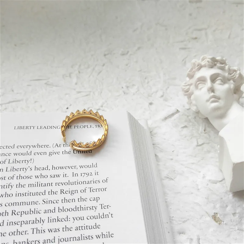 100% 925 Sterling Silver Jewelry Open Rings For Women Fashion Personality Cubic Zirconia Double Layer Gold Ring Simple Wedding
100% 925 Sterling Silver Jewelry Open Rings For Women Fashion Personality Cubic Zirconia Double Layer Gold Ring Simple Wedding