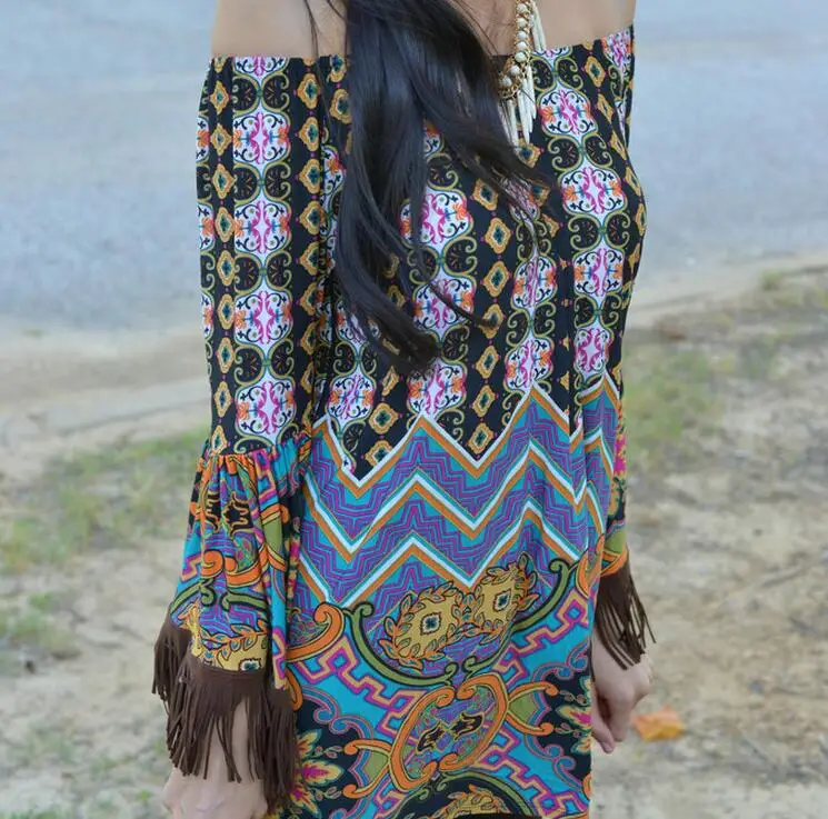 summer dress M-XXXL Women Dresses 2019 New Off Shoulder Sexy tassel beach printing dress National wind Beach Casual Mini dress
summer dress M-XXXL Women Dresses 2019 New Off Shoulder Sexy tassel beach printing dress National wind Beach Casual Mini dress